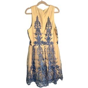 Altar'd State sleeveless fit & flare embroidery Small